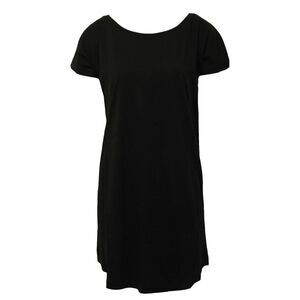 Mantis Womens/Ladies Loose Fit T-Shirt Dress / Black